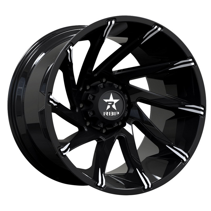 RBP ® Spike 77R Wheels Rims Full Black Chrome Black Machined FREE